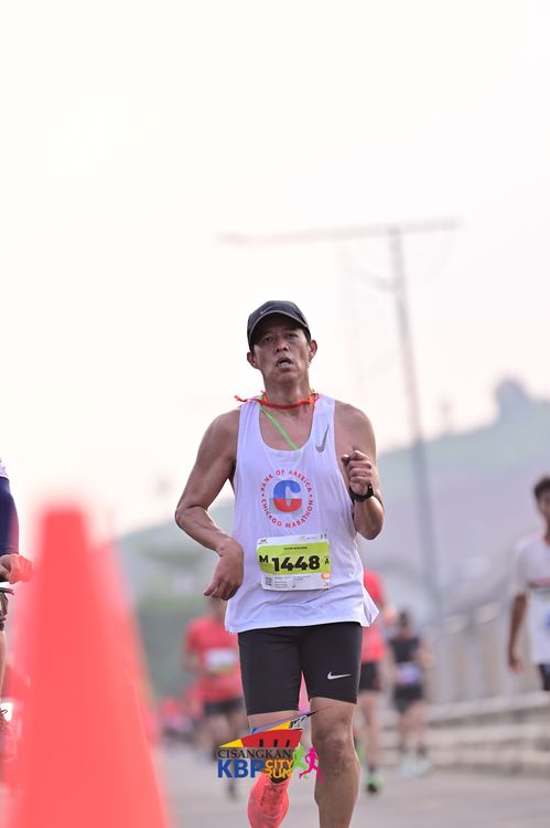 Race photo from CISANGKAN KBP CITY RUN 2025