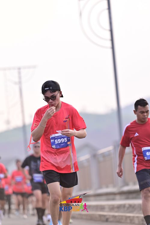 Race photo from CISANGKAN KBP CITY RUN 2025