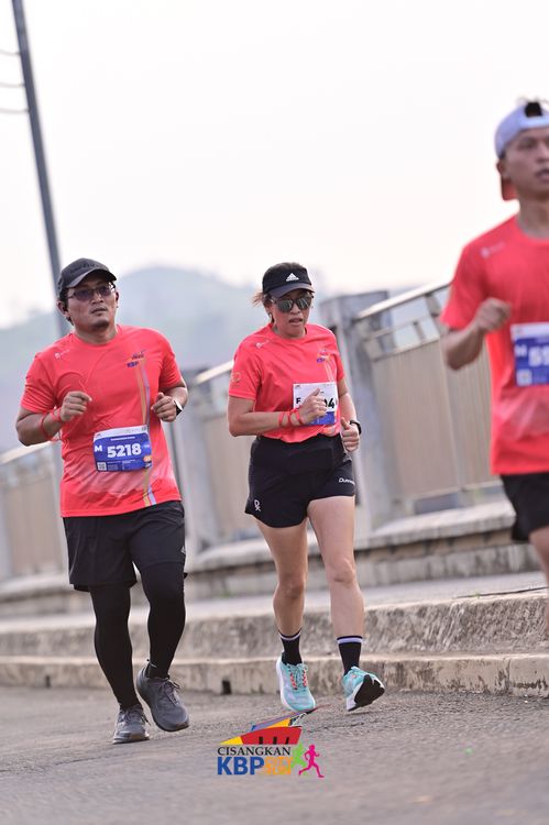 Race photo from CISANGKAN KBP CITY RUN 2025