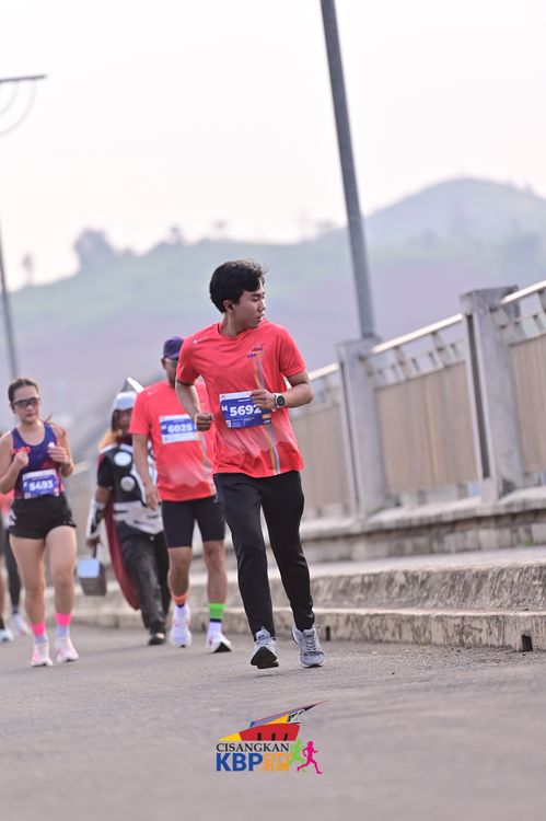 Race photo from CISANGKAN KBP CITY RUN 2025