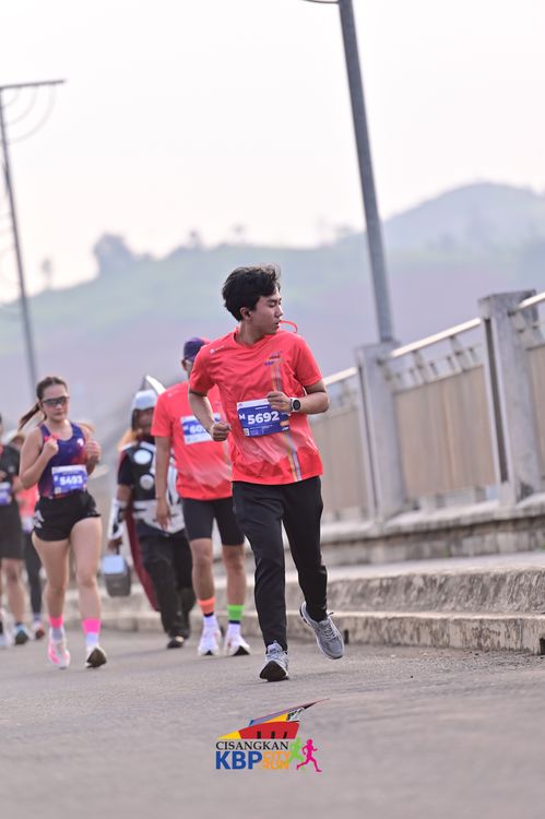 Race photo from CISANGKAN KBP CITY RUN 2025