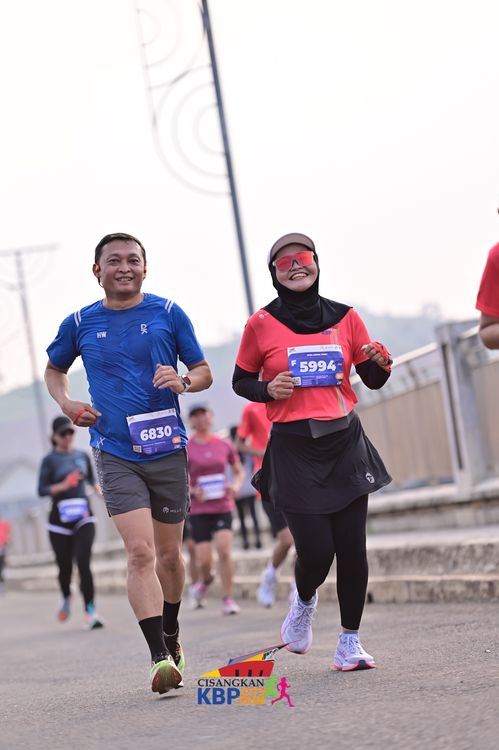 Race photo from CISANGKAN KBP CITY RUN 2025