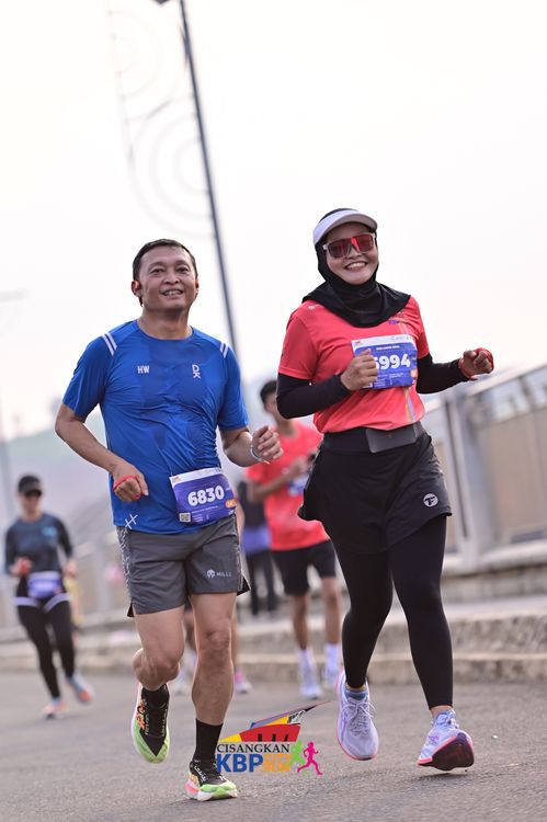 Race photo from CISANGKAN KBP CITY RUN 2025