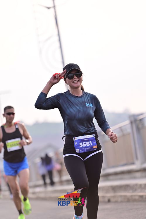Race photo from CISANGKAN KBP CITY RUN 2025