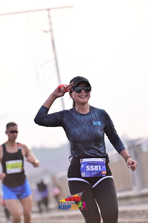 Race photo from CISANGKAN KBP CITY RUN 2025