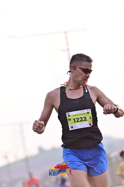 Race photo from CISANGKAN KBP CITY RUN 2025