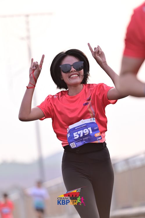 Race photo from CISANGKAN KBP CITY RUN 2025