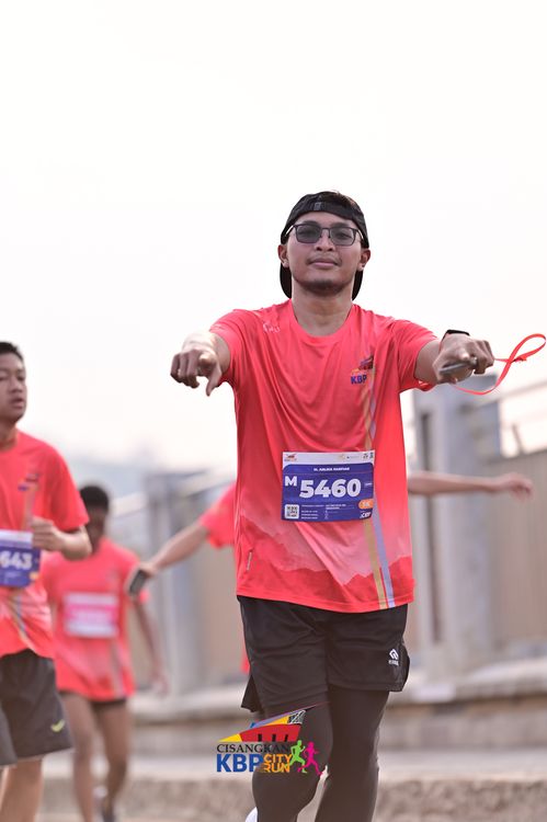 Race photo from CISANGKAN KBP CITY RUN 2025