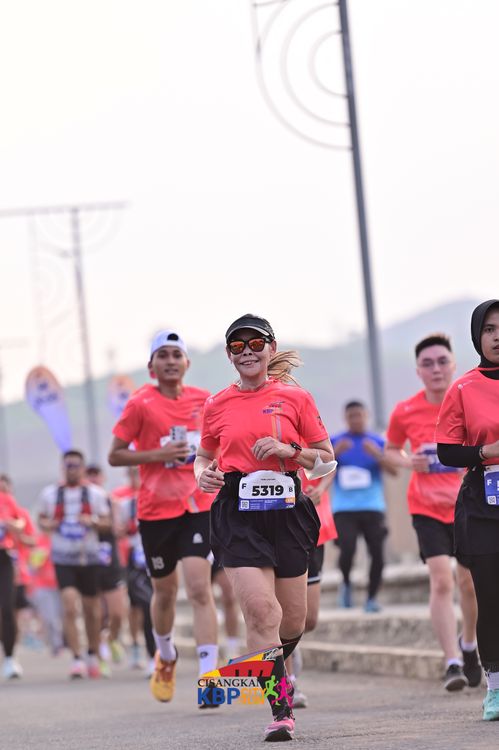 Race photo from CISANGKAN KBP CITY RUN 2025