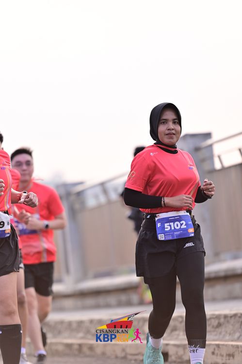 Race photo from CISANGKAN KBP CITY RUN 2025