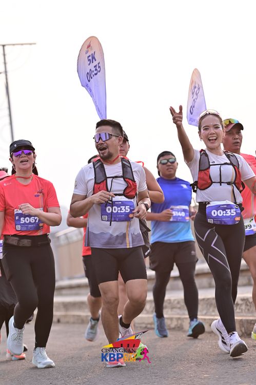Race photo from CISANGKAN KBP CITY RUN 2025