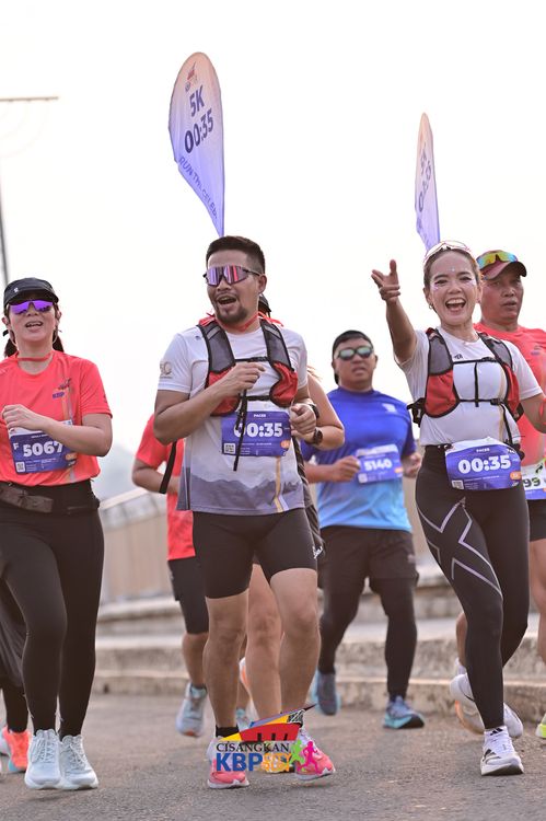 Race photo from CISANGKAN KBP CITY RUN 2025
