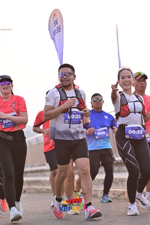 Race photo from CISANGKAN KBP CITY RUN 2025