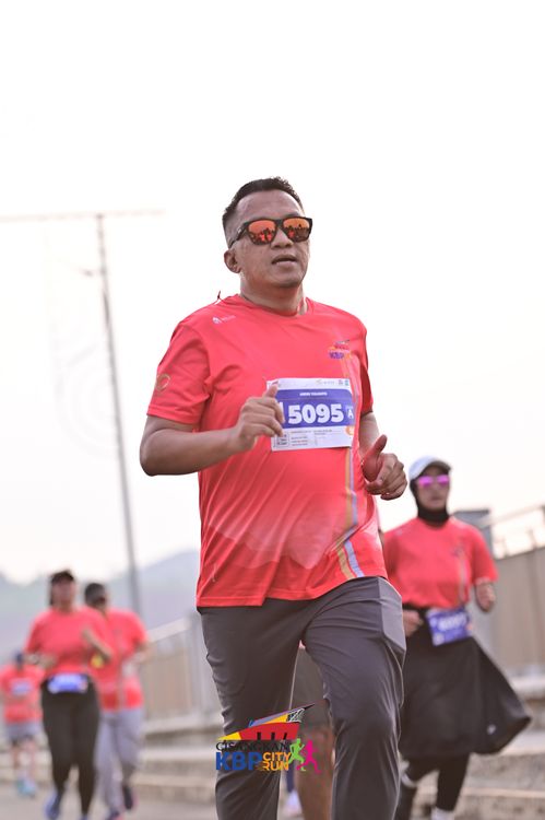 Race photo from CISANGKAN KBP CITY RUN 2025