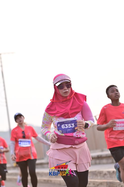 Race photo from CISANGKAN KBP CITY RUN 2025