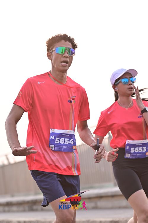 Race photo from CISANGKAN KBP CITY RUN 2025
