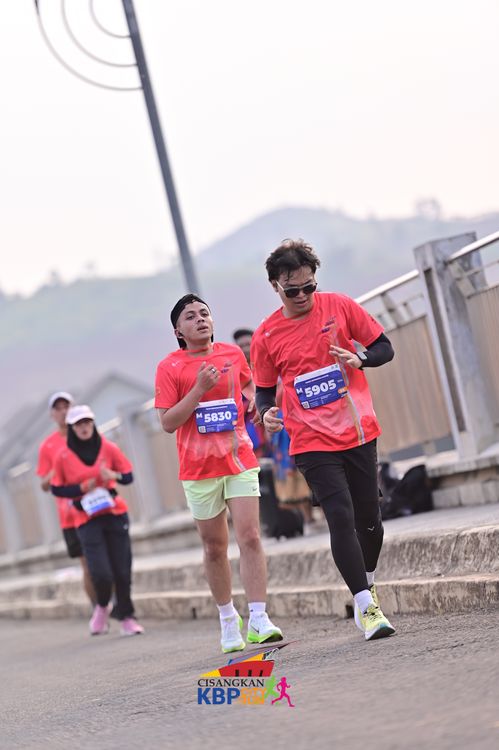 Race photo from CISANGKAN KBP CITY RUN 2025