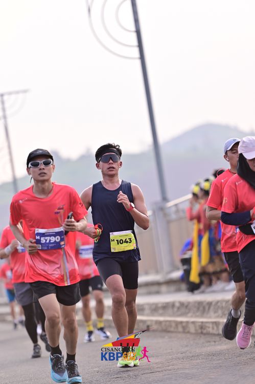 Race photo from CISANGKAN KBP CITY RUN 2025
