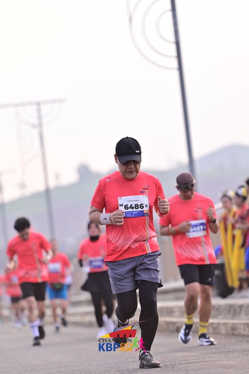 Race photo from CISANGKAN KBP CITY RUN 2025