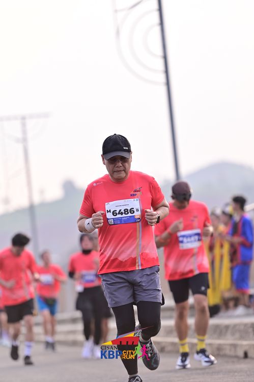 Race photo from CISANGKAN KBP CITY RUN 2025