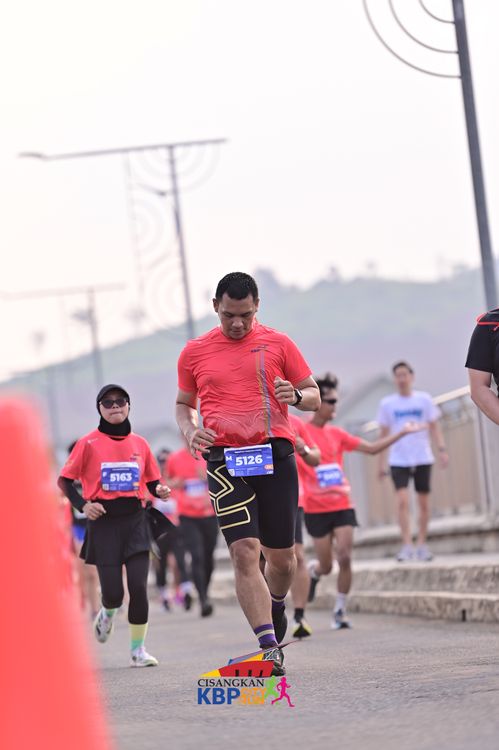Race photo from CISANGKAN KBP CITY RUN 2025