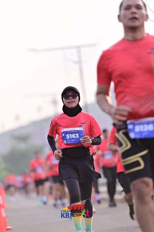 Race photo from CISANGKAN KBP CITY RUN 2025