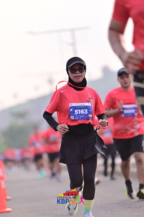 Race photo from CISANGKAN KBP CITY RUN 2025