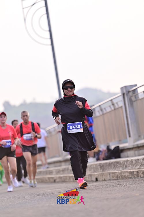 Race photo from CISANGKAN KBP CITY RUN 2025