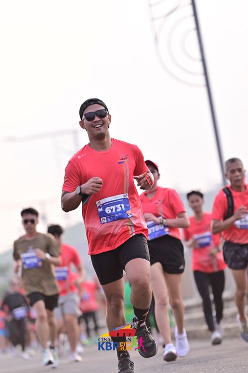 Race photo from CISANGKAN KBP CITY RUN 2025