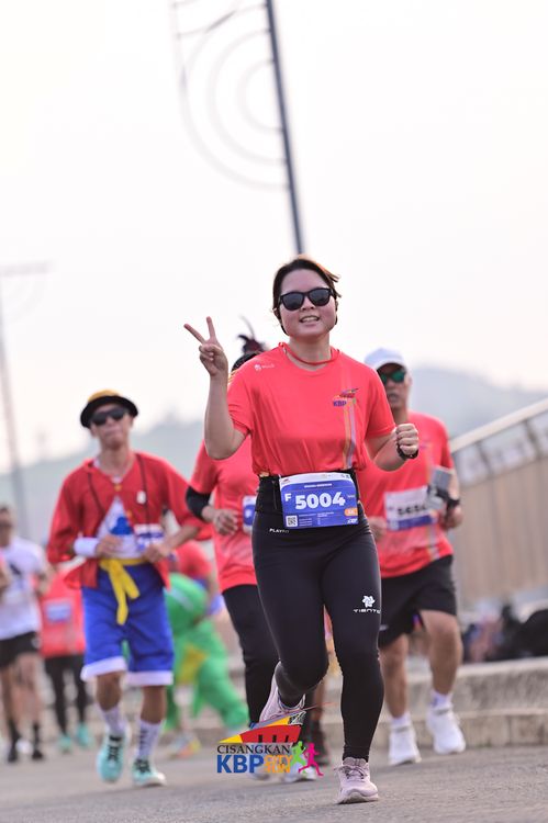 Race photo from CISANGKAN KBP CITY RUN 2025