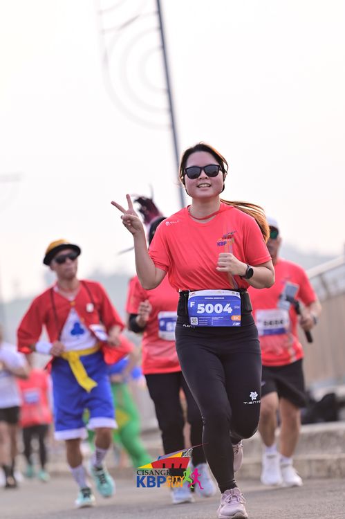 Race photo from CISANGKAN KBP CITY RUN 2025