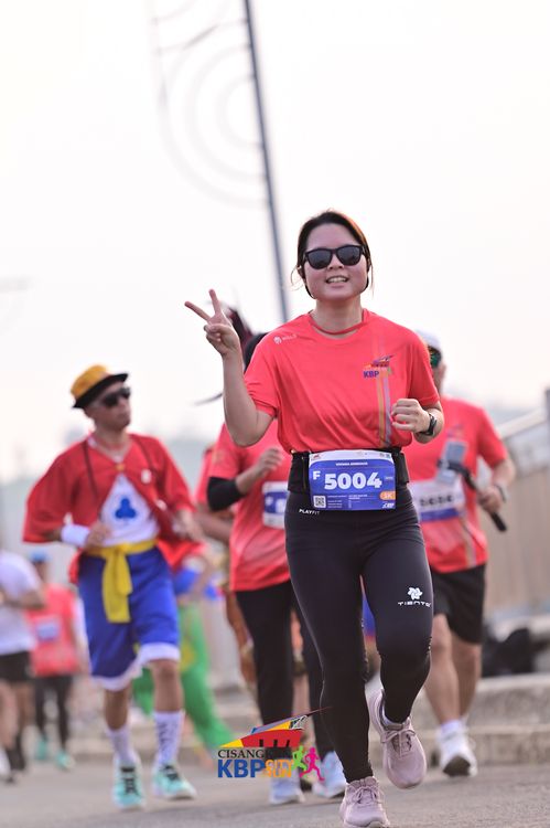 Race photo from CISANGKAN KBP CITY RUN 2025