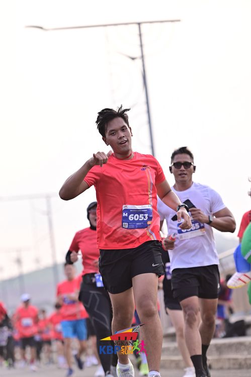 Race photo from CISANGKAN KBP CITY RUN 2025