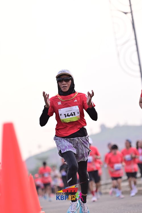 Race photo from CISANGKAN KBP CITY RUN 2025