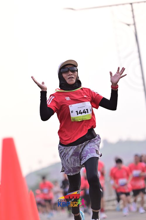 Race photo from CISANGKAN KBP CITY RUN 2025