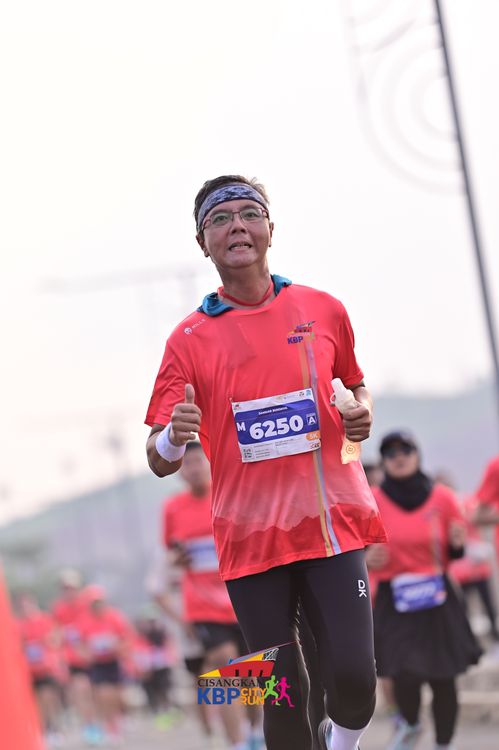 Race photo from CISANGKAN KBP CITY RUN 2025