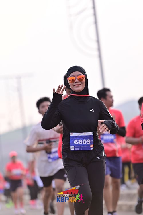 Race photo from CISANGKAN KBP CITY RUN 2025