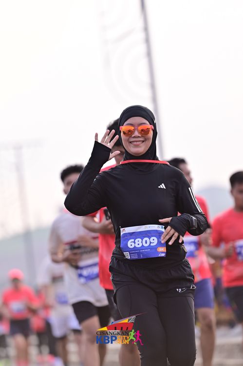 Race photo from CISANGKAN KBP CITY RUN 2025