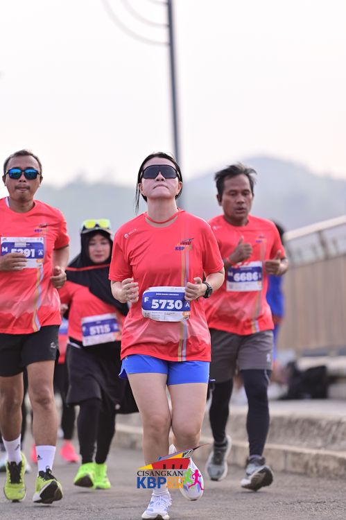 Race photo from CISANGKAN KBP CITY RUN 2025