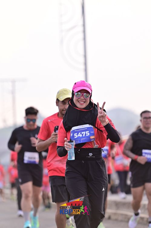 Race photo from CISANGKAN KBP CITY RUN 2025