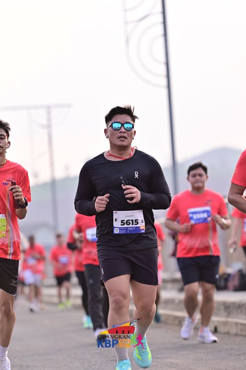 Race photo from CISANGKAN KBP CITY RUN 2025