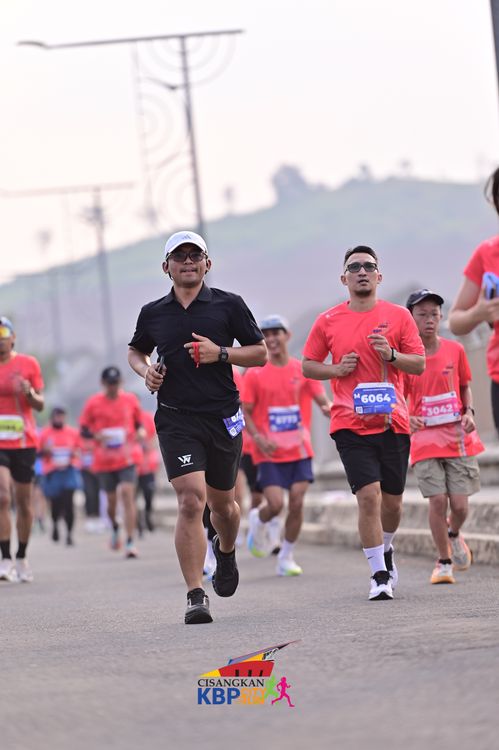 Race photo from CISANGKAN KBP CITY RUN 2025