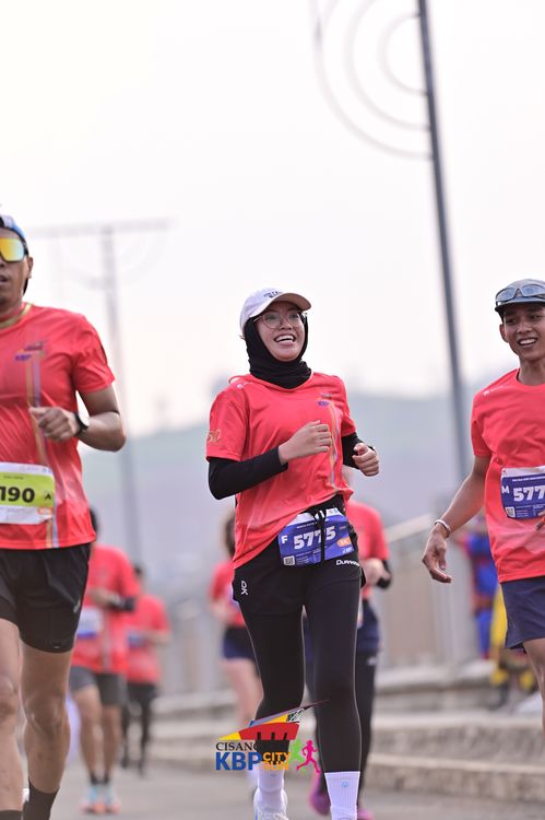 Race photo from CISANGKAN KBP CITY RUN 2025