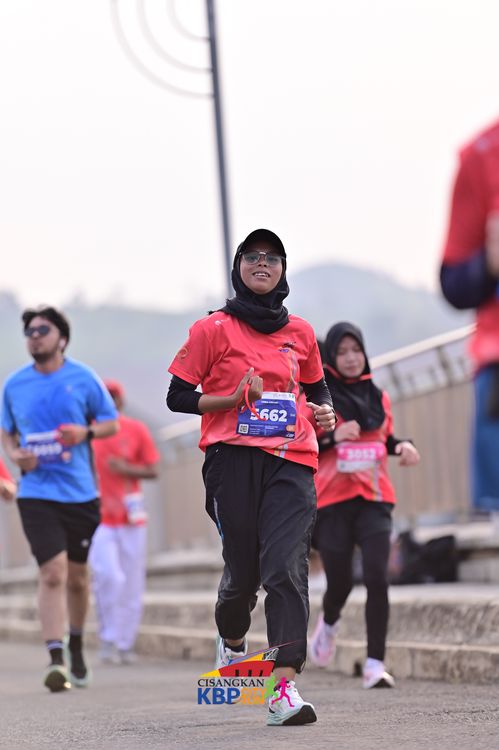 Race photo from CISANGKAN KBP CITY RUN 2025