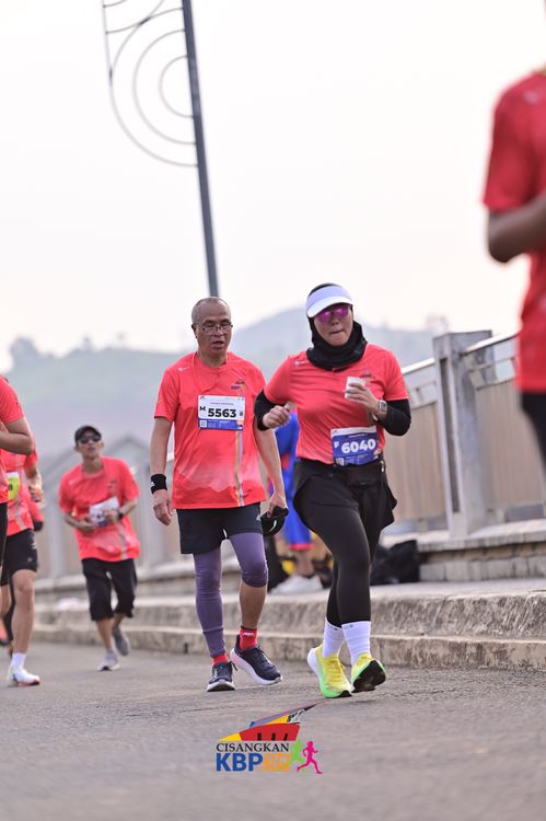 Race photo from CISANGKAN KBP CITY RUN 2025