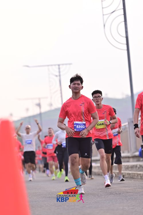 Race photo from CISANGKAN KBP CITY RUN 2025