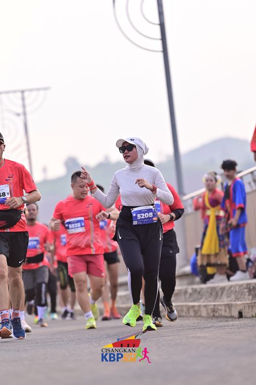 Race photo from CISANGKAN KBP CITY RUN 2025