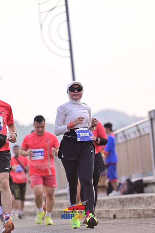 Race photo from CISANGKAN KBP CITY RUN 2025