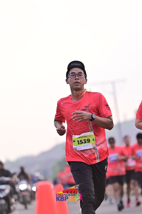 Race photo from CISANGKAN KBP CITY RUN 2025