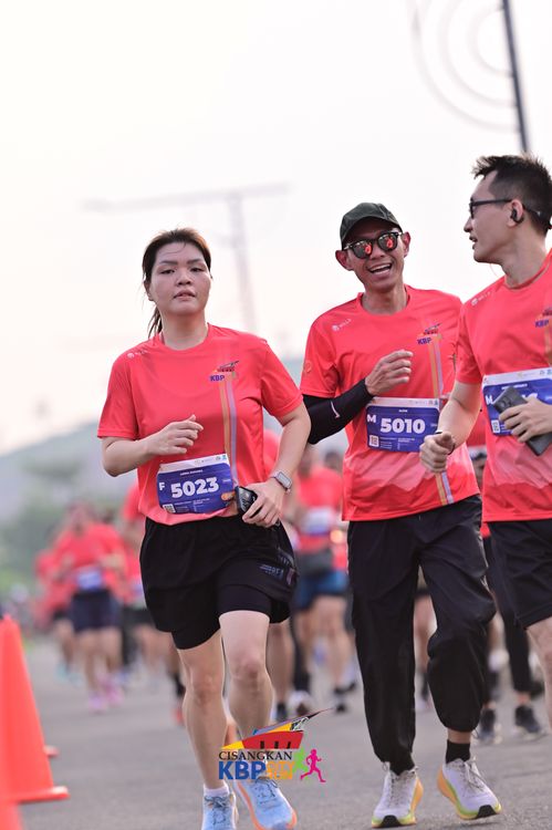 Race photo from CISANGKAN KBP CITY RUN 2025